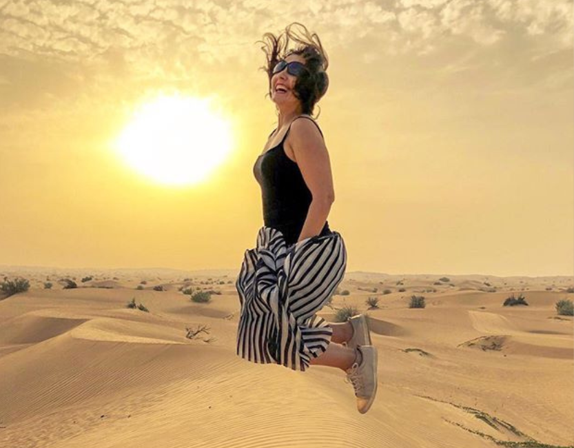 Morning Desert Safari Dubai with dune bashing, sandboarding adventure, camel rides, and sunrise views